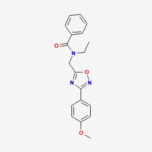 N-ethyl-N-{[3-(4-methoxyphenyl)-1,2,4-oxadiazol-5-yl]methyl}benzamide