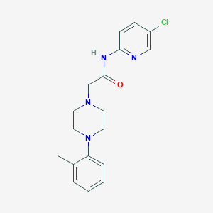 N-(5-chloropyridin-2-yl)-2-[4-(2-methylphenyl)piperazin-1-yl]acetamide