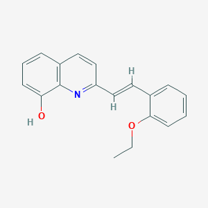 molecular formula C19H17NO2 B5323944 2-[2-(2-ethoxyphenyl)vinyl]-8-quinolinol 