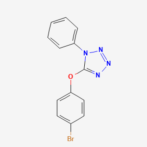 molecular formula C13H9BrN4O B5323979 5-(4-bromophenoxy)-1-phenyl-1H-tetrazole 