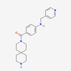 [4-(3,9-diazaspiro[5.5]undec-3-ylcarbonyl)phenyl](4-pyridinylmethyl)amine dihydrochloride