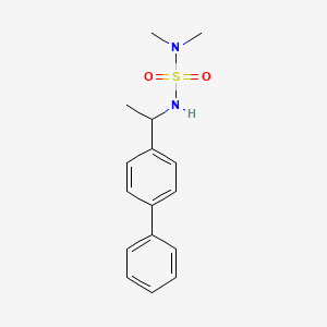 N'-[1-(4-biphenylyl)ethyl]-N,N-dimethylsulfamide