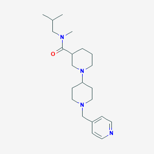 N-isobutyl-N-methyl-1'-(pyridin-4-ylmethyl)-1,4'-bipiperidine-3-carboxamide