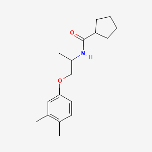 N-[2-(3,4-dimethylphenoxy)-1-methylethyl]cyclopentanecarboxamide