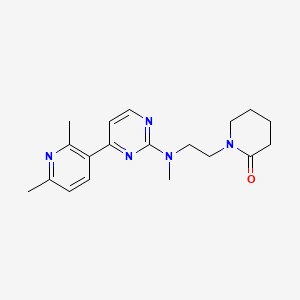 1-{2-[[4-(2,6-dimethylpyridin-3-yl)pyrimidin-2-yl](methyl)amino]ethyl}piperidin-2-one