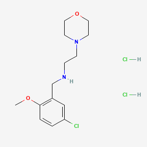 N-(5-chloro-2-methoxybenzyl)-2-(4-morpholinyl)ethanamine dihydrochloride