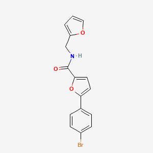 5-(4-bromophenyl)-N-(2-furylmethyl)-2-furamide