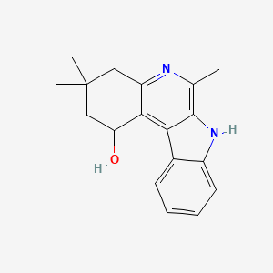 3,3,6-trimethyl-2,3,4,7-tetrahydro-1H-indolo[2,3-c]quinolin-1-ol