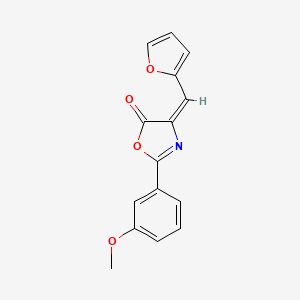 4-(2-furylmethylene)-2-(3-methoxyphenyl)-1,3-oxazol-5(4H)-one