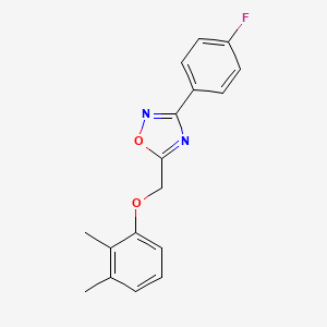 5-[(2,3-dimethylphenoxy)methyl]-3-(4-fluorophenyl)-1,2,4-oxadiazole