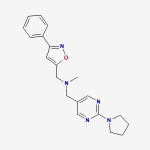 N-methyl-1-(3-phenyl-5-isoxazolyl)-N-{[2-(1-pyrrolidinyl)-5-pyrimidinyl]methyl}methanamine