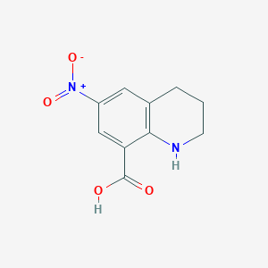 B053248 6-nitro-1,2,3,4-tetrahydroquinoline-8-carboxylic Acid CAS No. 123296-82-2