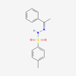 molecular formula C15H16N2O2S B5324870 4-methyl-N'-(1-phenylethylidene)benzenesulfonohydrazide 