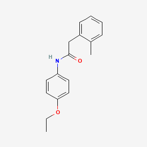 molecular formula C17H19NO2 B5324931 N-(4-ethoxyphenyl)-2-(2-methylphenyl)acetamide 