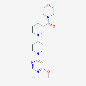 1'-(6-methoxypyrimidin-4-yl)-3-(morpholin-4-ylcarbonyl)-1,4'-bipiperidine