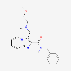 N-benzyl-3-{[(2-methoxyethyl)(methyl)amino]methyl}-N-methylimidazo[1,2-a]pyridine-2-carboxamide