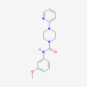 N-(3-methoxyphenyl)-4-(pyridin-2-yl)piperazine-1-carboxamide