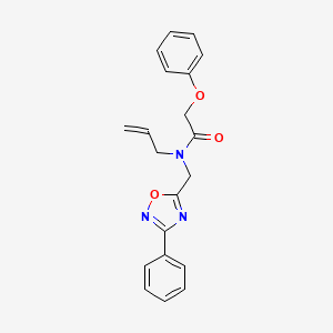 N-allyl-2-phenoxy-N-[(3-phenyl-1,2,4-oxadiazol-5-yl)methyl]acetamide