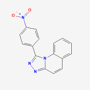 1-(4-nitrophenyl)[1,2,4]triazolo[4,3-a]quinoline