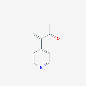 molecular formula C9H9NO B053252 3-(Pyridin-4-yl)but-3-en-2-one CAS No. 120510-50-1