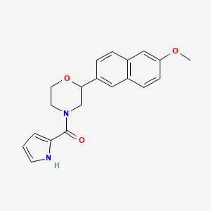 2-(6-methoxy-2-naphthyl)-4-(1H-pyrrol-2-ylcarbonyl)morpholine