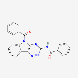 N-(5-benzoyl-5H-[1,2,4]triazino[5,6-b]indol-3-yl)benzamide