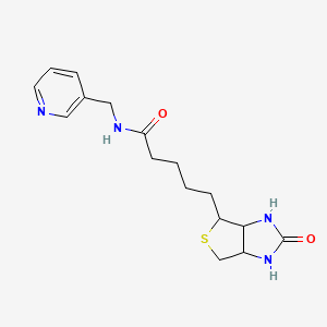 5-(2-oxohexahydro-1H-thieno[3,4-d]imidazol-4-yl)-N-(3-pyridinylmethyl)pentanamide