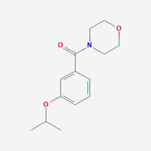 molecular formula C14H19NO3 B5325354 4-(3-isopropoxybenzoyl)morpholine 