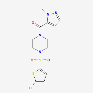 1-[(5-chloro-2-thienyl)sulfonyl]-4-[(1-methyl-1H-pyrazol-5-yl)carbonyl]piperazine