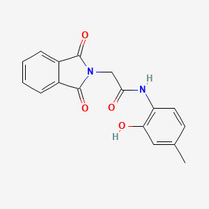 2-(1,3-dioxo-1,3-dihydro-2H-isoindol-2-yl)-N-(2-hydroxy-4-methylphenyl)acetamide