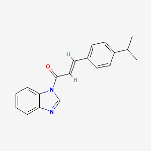 1-[3-(4-isopropylphenyl)acryloyl]-1H-benzimidazole