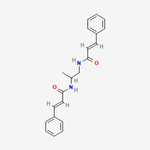 molecular formula C21H22N2O2 B5325604 N,N'-1,2-propanediylbis(3-phenylacrylamide) 