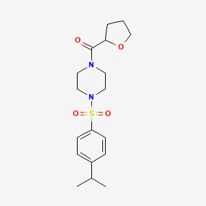 1-[(4-isopropylphenyl)sulfonyl]-4-(tetrahydro-2-furanylcarbonyl)piperazine