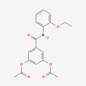 5-{[(2-ethoxyphenyl)amino]carbonyl}-1,3-phenylene diacetate