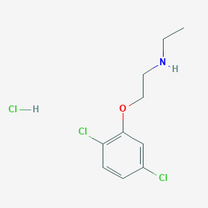 molecular formula C10H14Cl3NO B5325726 [2-(2,5-dichlorophenoxy)ethyl]ethylamine hydrochloride 