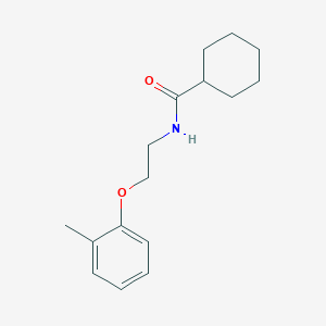 molecular formula C16H23NO2 B5325733 N-[2-(2-methylphenoxy)ethyl]cyclohexanecarboxamide 