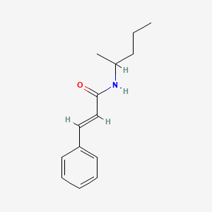 N-(1-methylbutyl)-3-phenylacrylamide