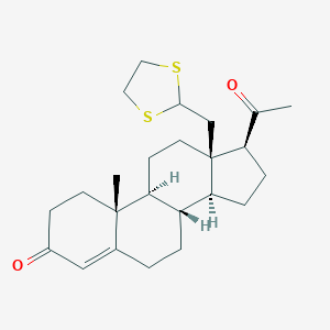 molecular formula C24H34O2S2 B053258 Dccem CAS No. 123376-04-5