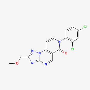 7-(2,4-dichlorophenyl)-2-(methoxymethyl)pyrido[3,4-e][1,2,4]triazolo[1,5-a]pyrimidin-6(7H)-one