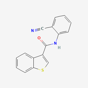 N-(2-cyanophenyl)-1-benzothiophene-3-carboxamide