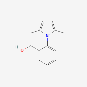 molecular formula C13H15NO B5325901 [2-(2,5-dimethyl-1H-pyrrol-1-yl)phenyl]methanol CAS No. 97690-10-3