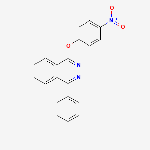 molecular formula C21H15N3O3 B5326028 1-(4-methylphenyl)-4-(4-nitrophenoxy)phthalazine 