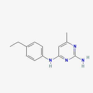 N~4~-(4-ethylphenyl)-6-methyl-2,4-pyrimidinediamine