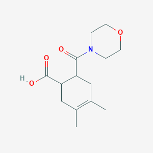 3,4-dimethyl-6-(4-morpholinylcarbonyl)-3-cyclohexene-1-carboxylic acid