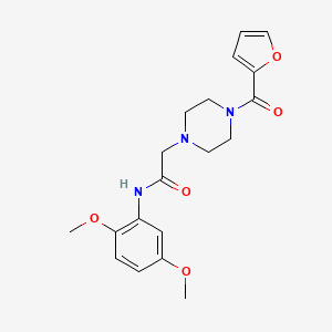 N-(2,5-dimethoxyphenyl)-2-[4-(2-furoyl)-1-piperazinyl]acetamide