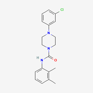 4-(3-chlorophenyl)-N-(2,3-dimethylphenyl)-1-piperazinecarboxamide