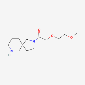 molecular formula C13H24N2O3 B5326342 2-[(2-methoxyethoxy)acetyl]-2,7-diazaspiro[4.5]decane hydrochloride 