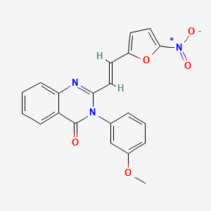 3-(3-methoxyphenyl)-2-[2-(5-nitro-2-furyl)vinyl]-4(3H)-quinazolinone