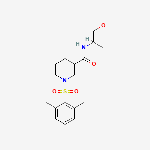 1-(mesitylsulfonyl)-N-(2-methoxy-1-methylethyl)piperidine-3-carboxamide