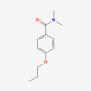 molecular formula C12H17NO2 B5326469 N,N-dimethyl-4-propoxybenzamide 